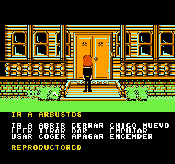 Maniac Mansion (Spain) In game screenshot